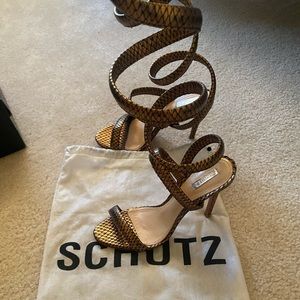 Schutz Wrap Around Sandals